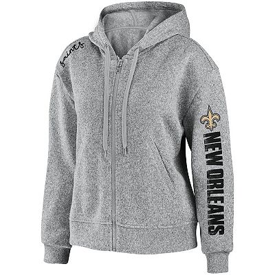Women's WEAR by Erin Andrews Heathered Gray New Orleans Saints