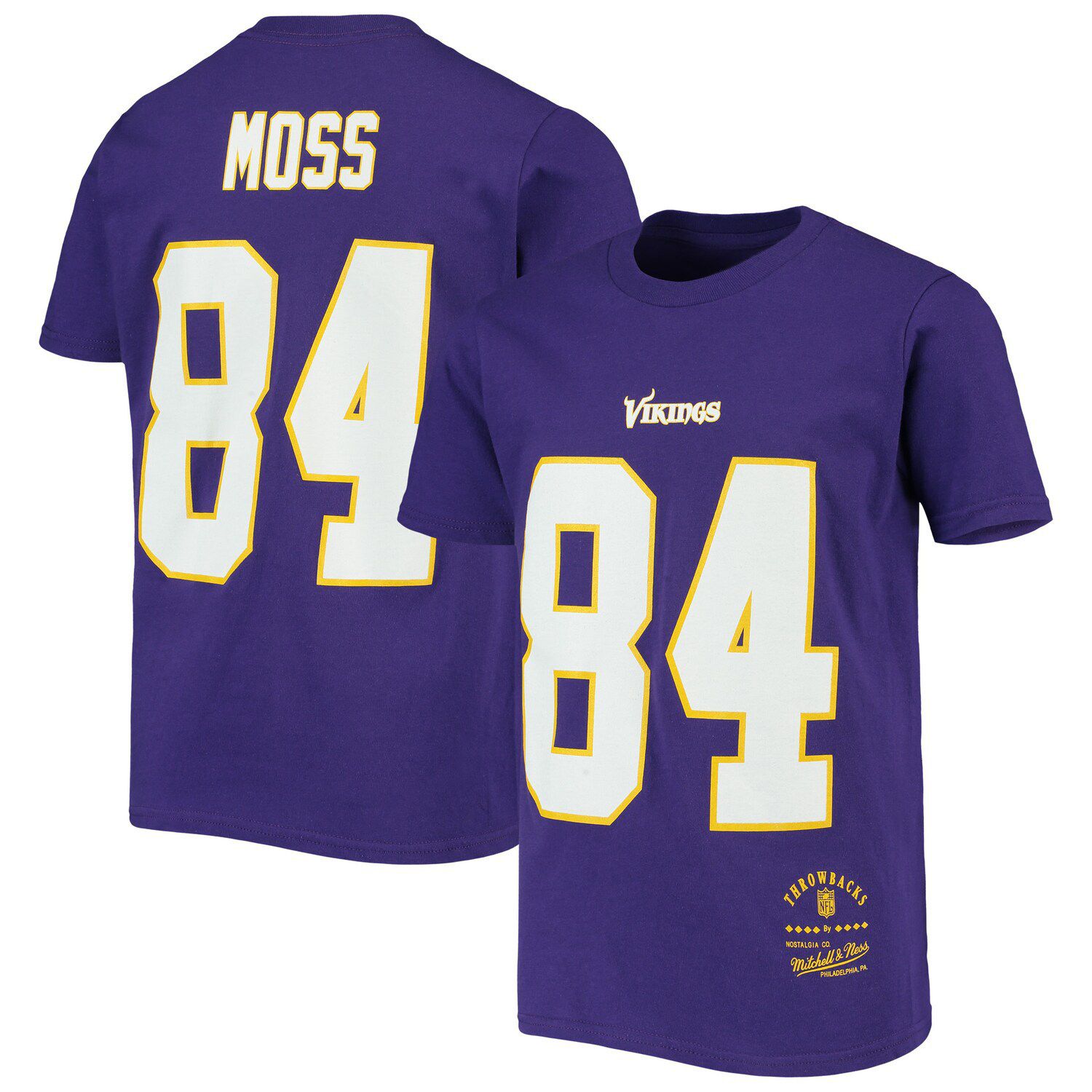 Outerstuff Girls Youth Justin Jefferson Pink Minnesota Vikings Player Name  & Number T-Shirt