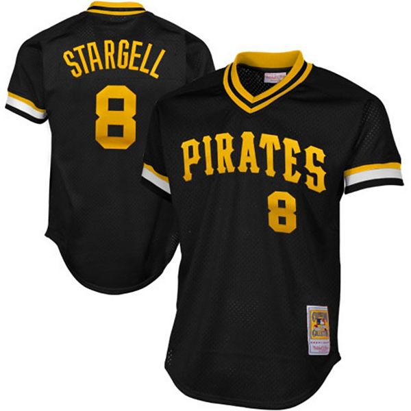 Shop Mitchell & Ness Pittsburgh Pirates Willie Stargell 1982 Authentic  Jersey ABPJ3043-PPI82WSTBLCK black