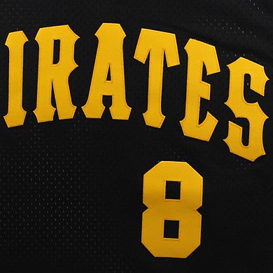 Men's Mitchell & Ness Willie Stargell Black Pittsburgh Pirates 1982 Authentic Cooperstown Collection Mesh Batting Practice Jersey