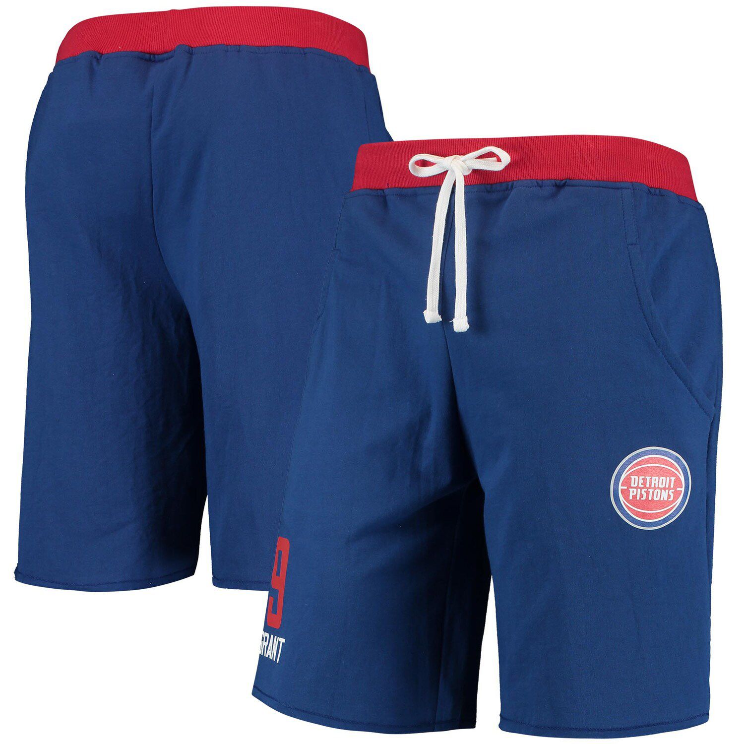 Image for Unbranded Men's Jerami Grant Navy Detroit Pistons Name & Number French Terry Shorts at Kohl's.
