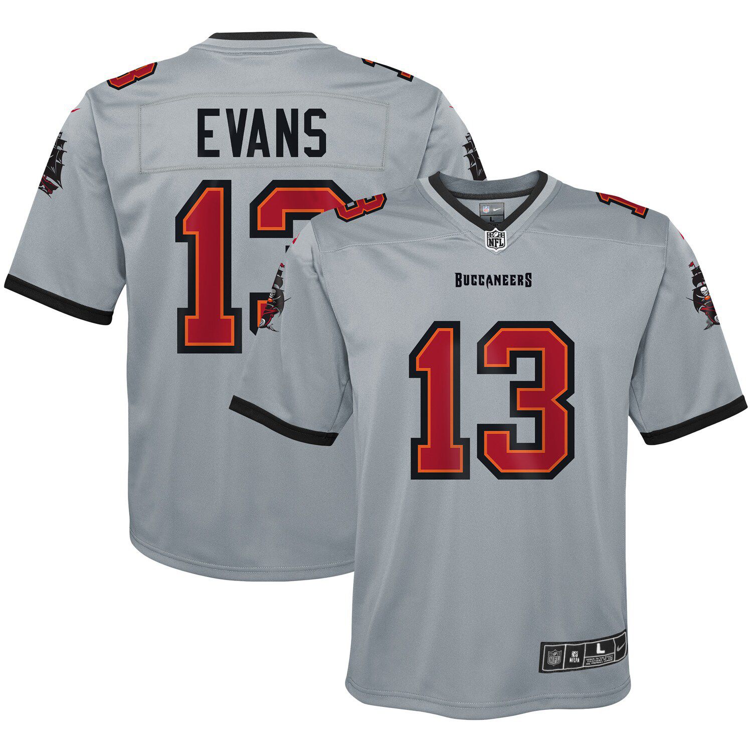 Tom Brady Tampa Bay Buccaneers Nike Alternate Legend Jersey - Pewter