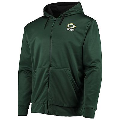 Men s Dunbrooke Green Black Green Bay Packers Apprentice Full Zip Hoodie