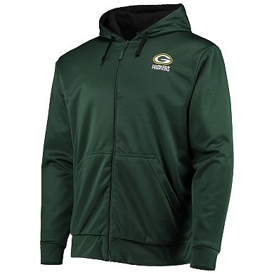 Men's Dunbrooke Green/Black Green Bay Packers Apprentice Full-Zip Hoodie