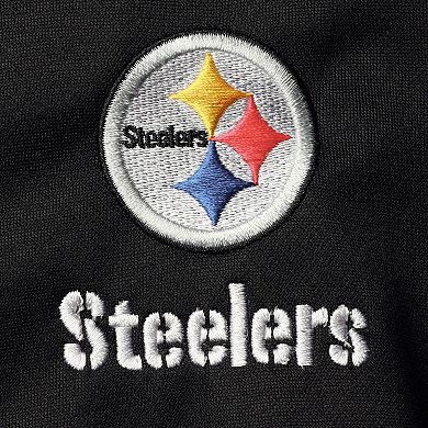 Men's Dunbrooke Black/Gold Pittsburgh Steelers Apprentice Full-Zip Hoodie