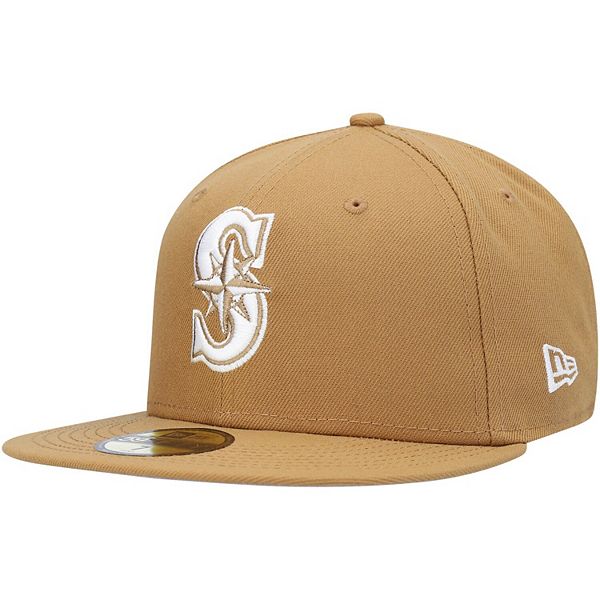 Men's New Era Brown Seattle Mariners Color Pack 59FIFTY Fitted Hat