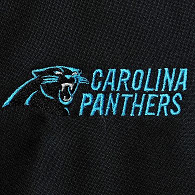 Men's Dunbrooke Black/Gray Carolina Panthers Apprentice Full-Zip Hoodie