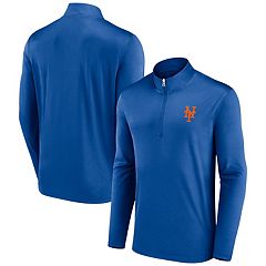 Men's Starter Royal New York Mets Force Play II Half-Zip Hooded Jacket Size: Medium