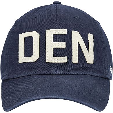 Women's '47 Navy Denver Broncos Finley Clean Up Adjustable Hat