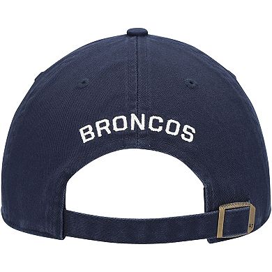 Women's '47 Navy Denver Broncos Finley Clean Up Adjustable Hat