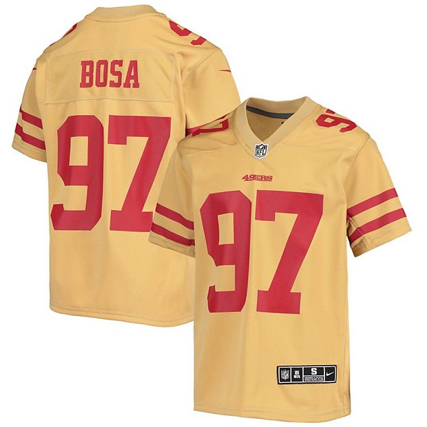 Youth Nike Nick Bosa Gold San Francisco 49ers Inverted Team Game Jersey