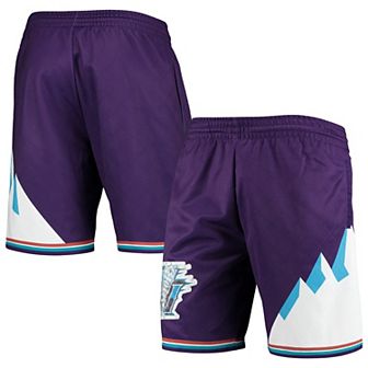 Men's Mitchell & Ness Purple Utah Jazz 1996 Hardwood Classics 75th Anniversary Swingman Shorts