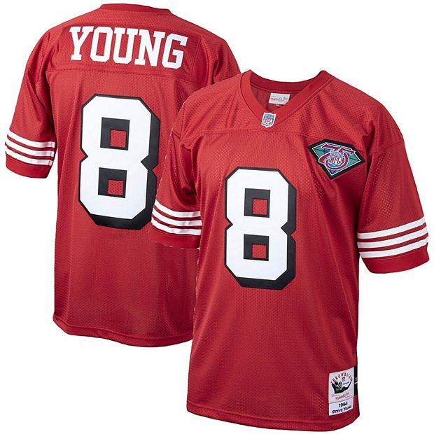 Men's Mitchell & Ness Steve Young Scarlet San Francisco 49ers