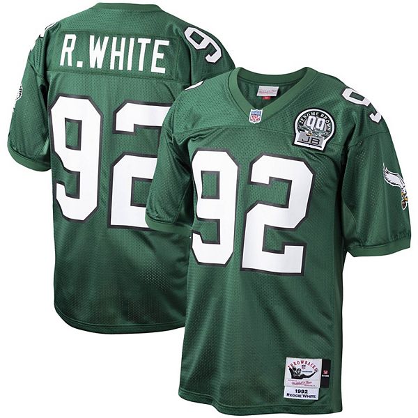 Men's Mitchell & Ness Reggie White Kelly Green Philadelphia Eagles 1992  Authentic Throwback Retired Player Jersey