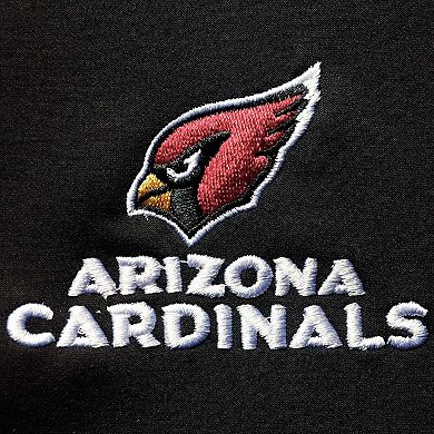 Men's Dunbrooke Black Arizona Cardinals Shag Tri-Blend Full-Zip Raglan Hoodie