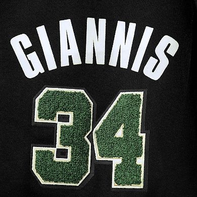 Men's Pro Standard Giannis Antetokounmpo Black Milwaukee Bucks Player ...