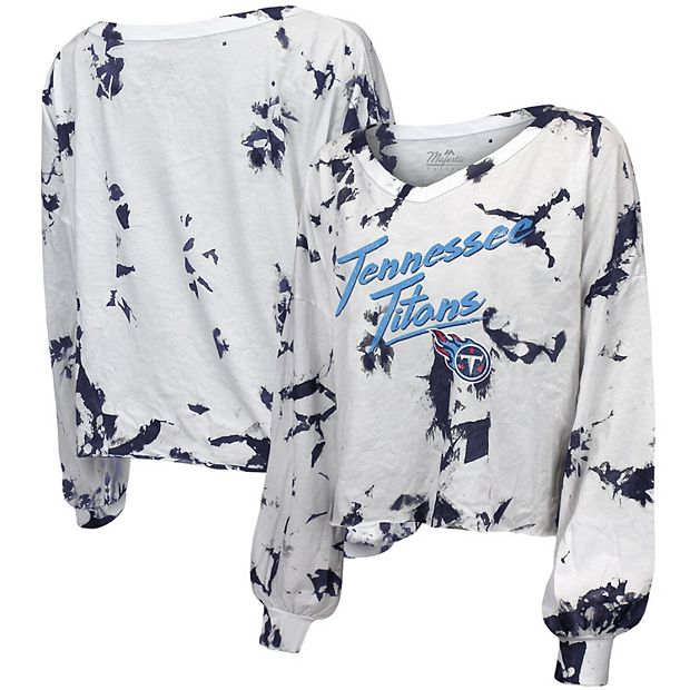 Lids Tennessee Titans Cutter & Buck Women's Traverse Camo Print Stretch  Quarter-Zip Pullover Top