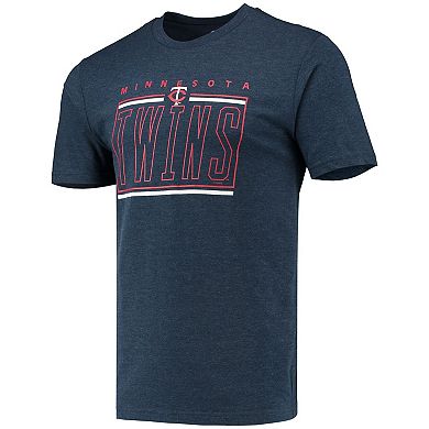 Men's Concepts Sport Red/Navy Minnesota Twins Meter T-Shirt and Shorts Sleep Set