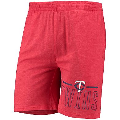 Men's Concepts Sport Red/Navy Minnesota Twins Meter T-Shirt and Shorts Sleep Set