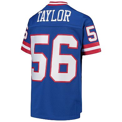 Youth Mitchell & Ness Lawrence Taylor Royal New York Giants 1986 Legacy Retired Player Jersey