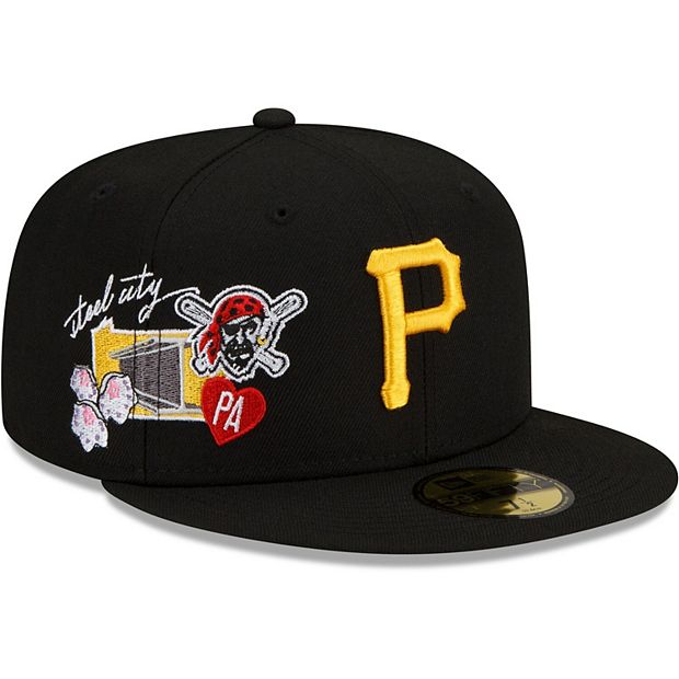 New Era Men's New Era Black Pittsburgh Pirates Jersey 59FIFTY