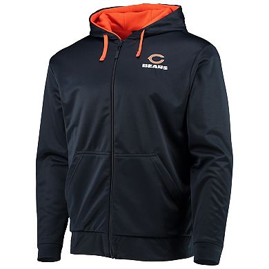 Men's Dunbrooke Navy/Orange Chicago Bears Apprentice Full-Zip Hoodie