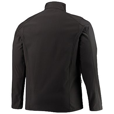 Men's Dunbrooke Black Pittsburgh Steelers Big & Tall Sonoma Softshell Full-Zip Jacket