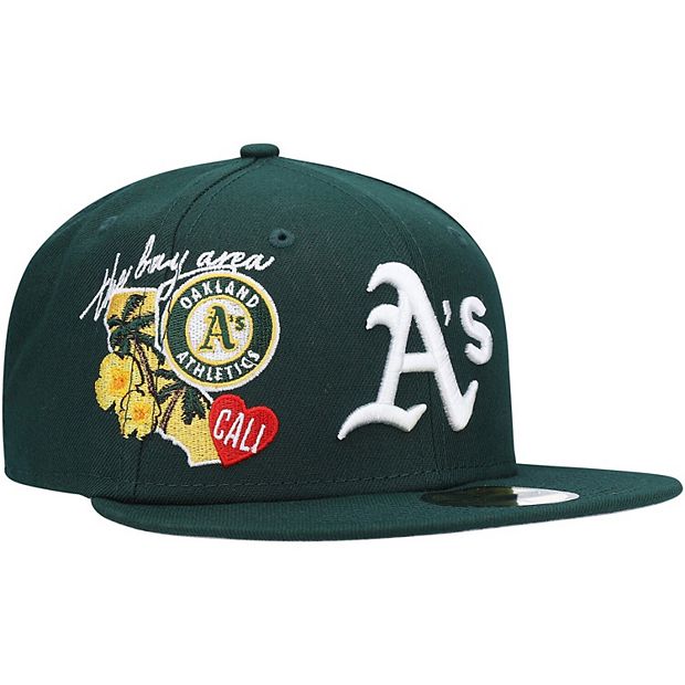 New Era Caps Oakland Athletics City Icon 59FIFTY Fitted Hat Off-White