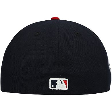 Men's New Era Navy Atlanta Braves 9/11 Memorial Side Patch 59FIFTY Fitted Hat