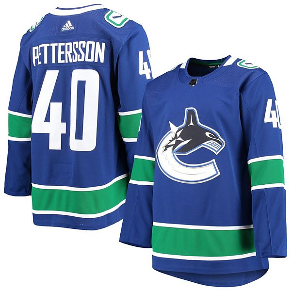 Elias Pettersson Vancouver Canucks Autographed Blue Adidas