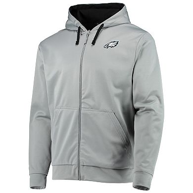 Men's Dunbrooke Gray/Black Philadelphia Eagles Apprentice Full-Zip Hoodie