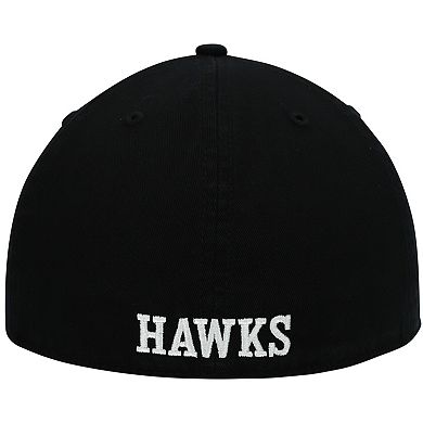 Men's '47 Black Atlanta Hawks Team Franchise Fitted Hat