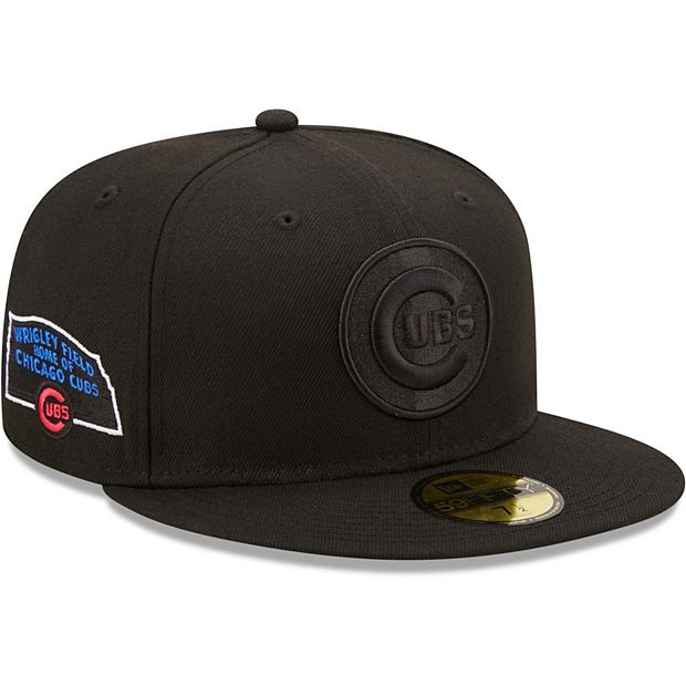 Men's Chicago Cubs New Era Black Jersey 59FIFTY Fitted Hat