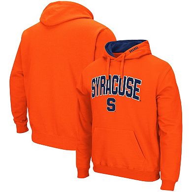 Men's Colosseum Orange Syracuse Orange Arch & Logo 3.0 Pullover Hoodie