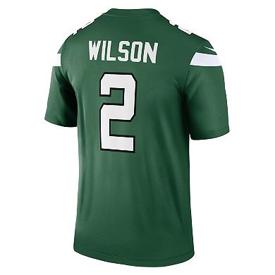 Men's Nike Zach Wilson Gotham Green New York Jets Legend Jersey