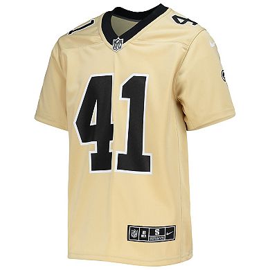 Youth Nike Alvin Kamara Gold New Orleans Saints Inverted Team Game Jersey