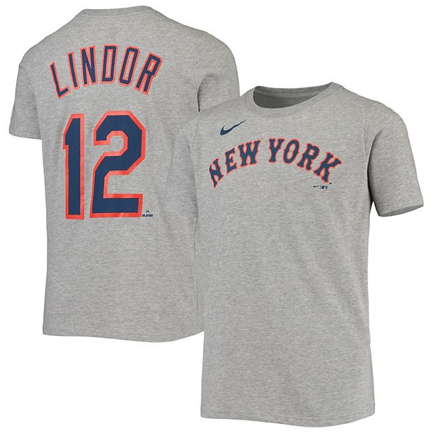 Francisco Lindor New York Mets Nike Preschool Name & Number T
