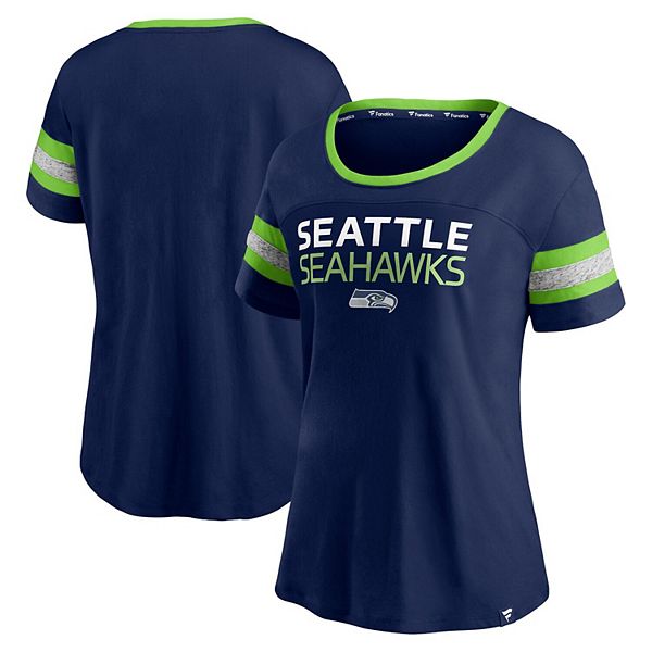 Women's Fanatics Branded College Navy Seattle Seahawks Clean Cut Stripe ...