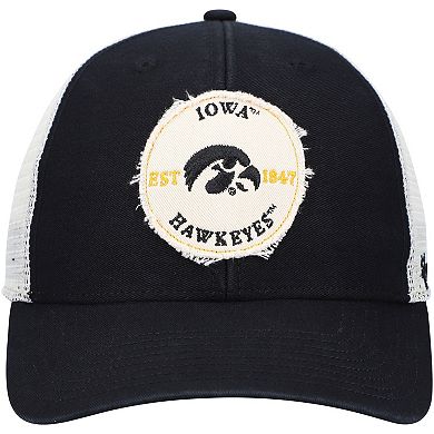 Men's '47 Black Iowa Hawkeyes Howell MVP Trucker Snapback Hat