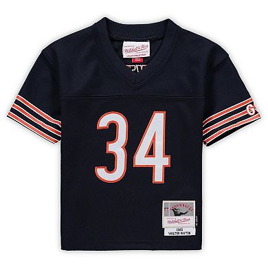 Toddler Mitchell & Ness Walter Payton Navy Chicago Bears 1985 Retired Legacy Jersey