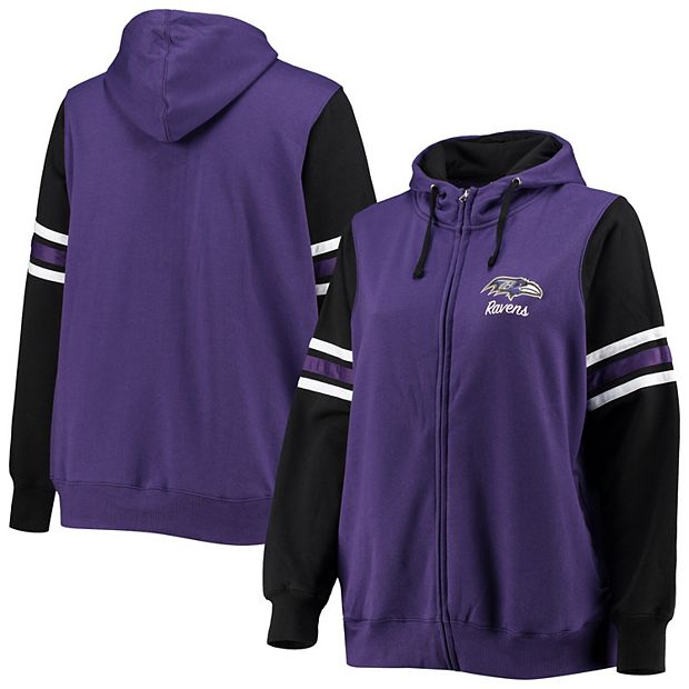 FANATICS Branded /black Baltimore Ravens Big & Tall Block Party Pullover  Hoodie - Purple