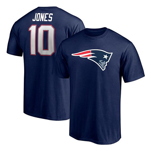 Men's Fanatics Branded Mac Jones Navy New England Patriots Player Icon TShirt
