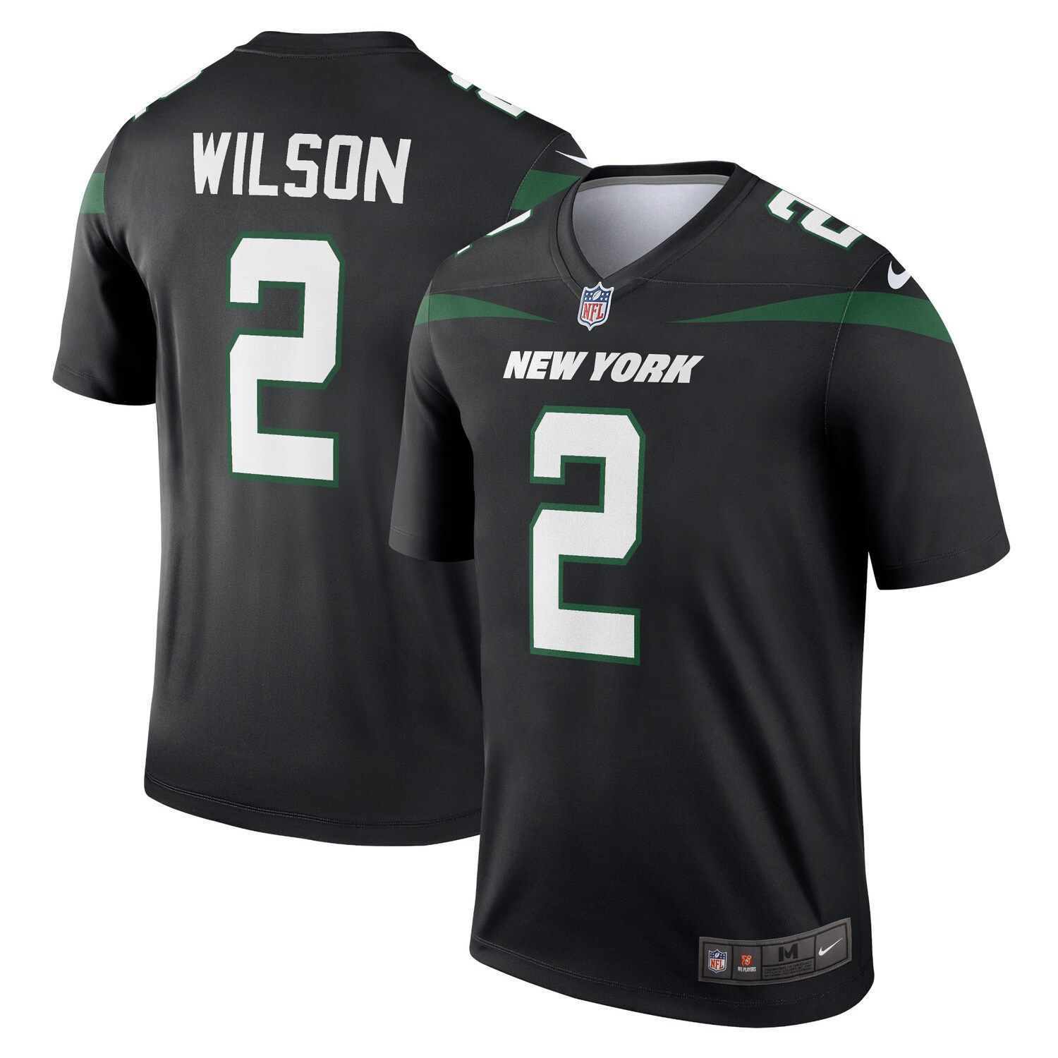 New York Jets Nike Game Alternate Jersey - Stealth Black - Zach Wilson -  Youth