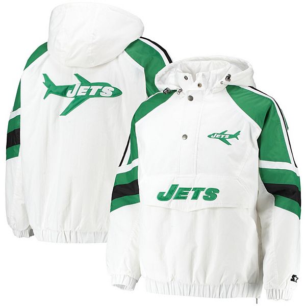 Men's Starter White/Green New York Jets Thursday Night Lights Half