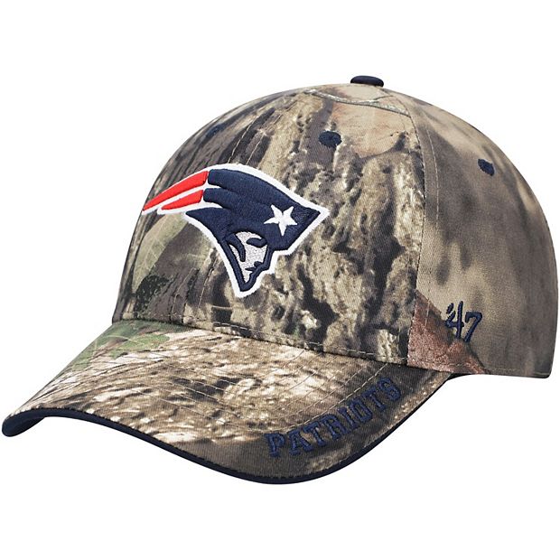 Men's '47 Mossy Oak Camo New England Patriots Frost MVP Adjustable Hat