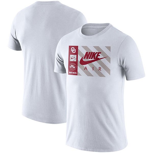 Men's Nike White Oklahoma Sooners Air Box T-Shirt