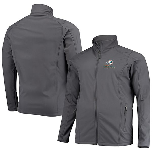 Men's Dunbrooke Charcoal Miami Dolphins Big & Tall Sonoma Softshell ...