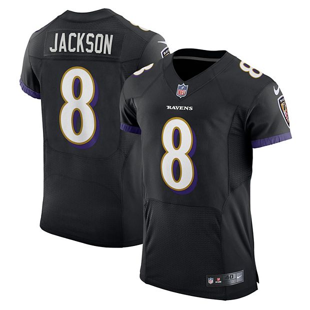 Men's Nike Lamar Jackson Black Baltimore Ravens Alternate Vapor Elite  Player Jersey