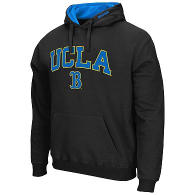 Men's Colosseum Black UCLA Bruins Arch & Logo 3.0 Pullover Hoodie