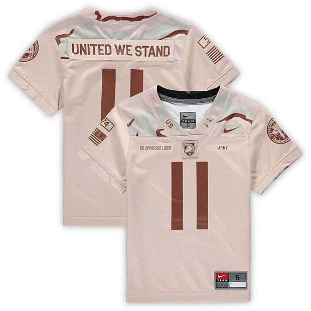 Preschool Nike 11 Tan Army Black Knights Untouchable Replica Football Jersey